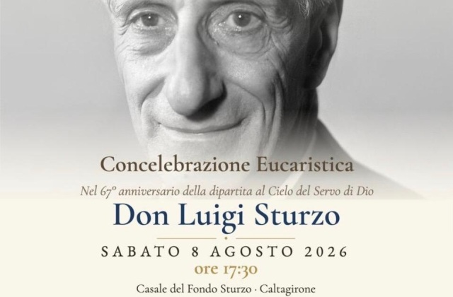 Caltagirone celebra l’8 agosto Don Luigi Sturzo nel 67° anniversario della morte 